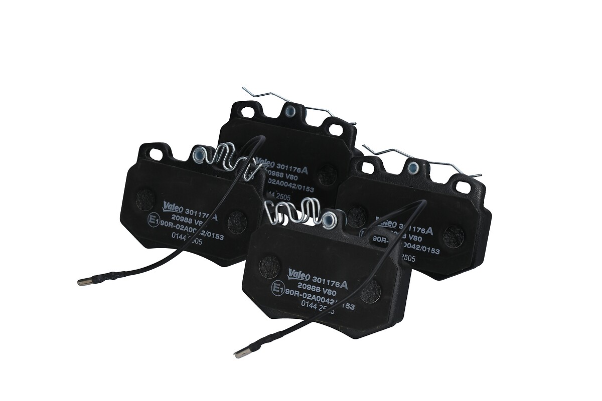 Jeu de 4 plaquettes de frein VALEO ref. 301176A